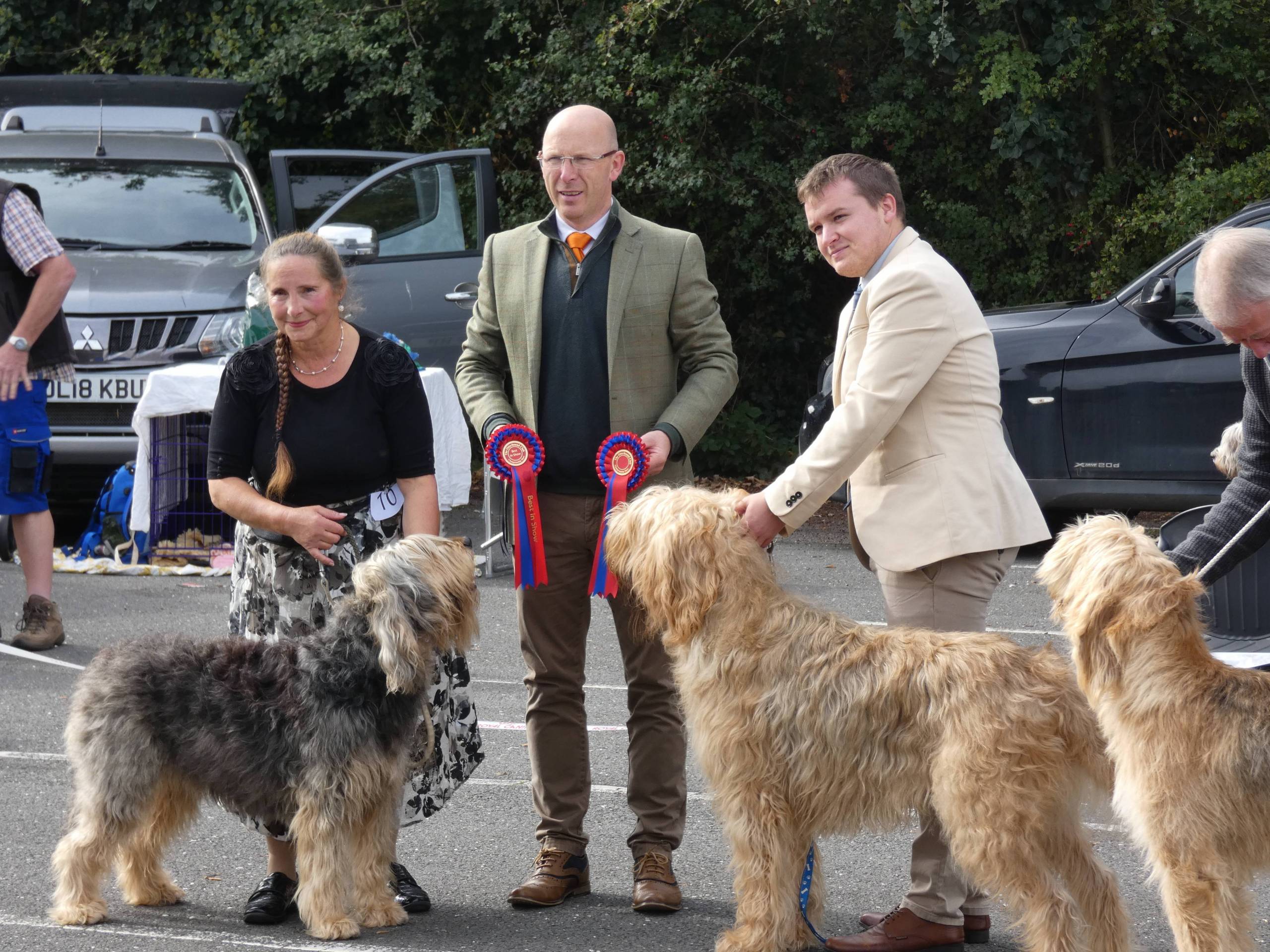 Best In Show Best In Show and Reserve Best In Show at Otterhound Club Championship Show - September 2022